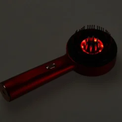 Elektrisk hårbottenmassager infraröd värme 3 lägen USB-C röd