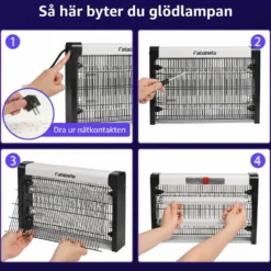 Elektrisk Insektsfälla UV - 3 500 V - 10–150 m²