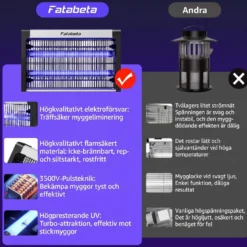 Elektrisk Insektsfälla UV - 3 500 V - 10–150 m²