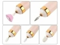 Elektrisk Nagelfil med 5 sliphuvuden