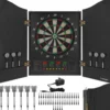 Elektronisk darttavla 45 cm med ljud/ljus, flera spel, batteri/adapter