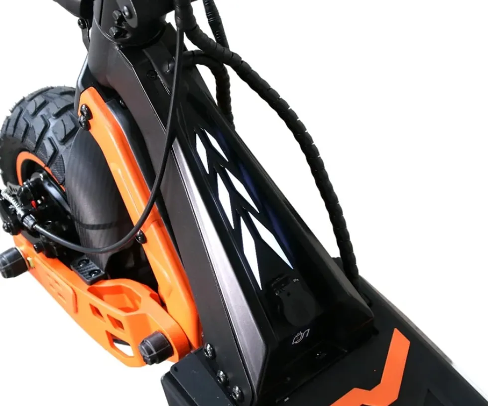 Elscooter Ebike K3 Master - Dual Motor 2400W 65km/h - 100KM - 52V 25Ah elsparkcykel ebike escooter