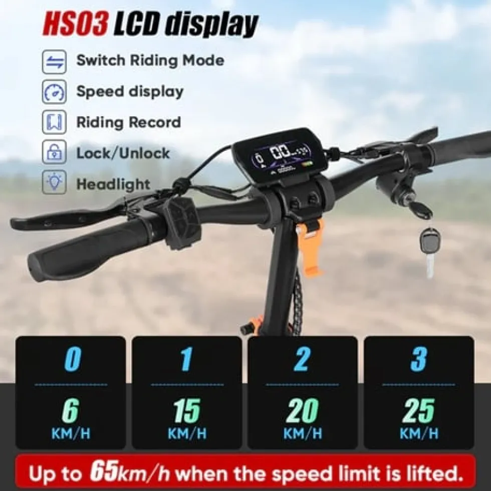 Elscooter Ebike K3 Master - Dual Motor 2400W 65km/h - 100KM - 52V 25Ah elsparkcykel ebike escooter