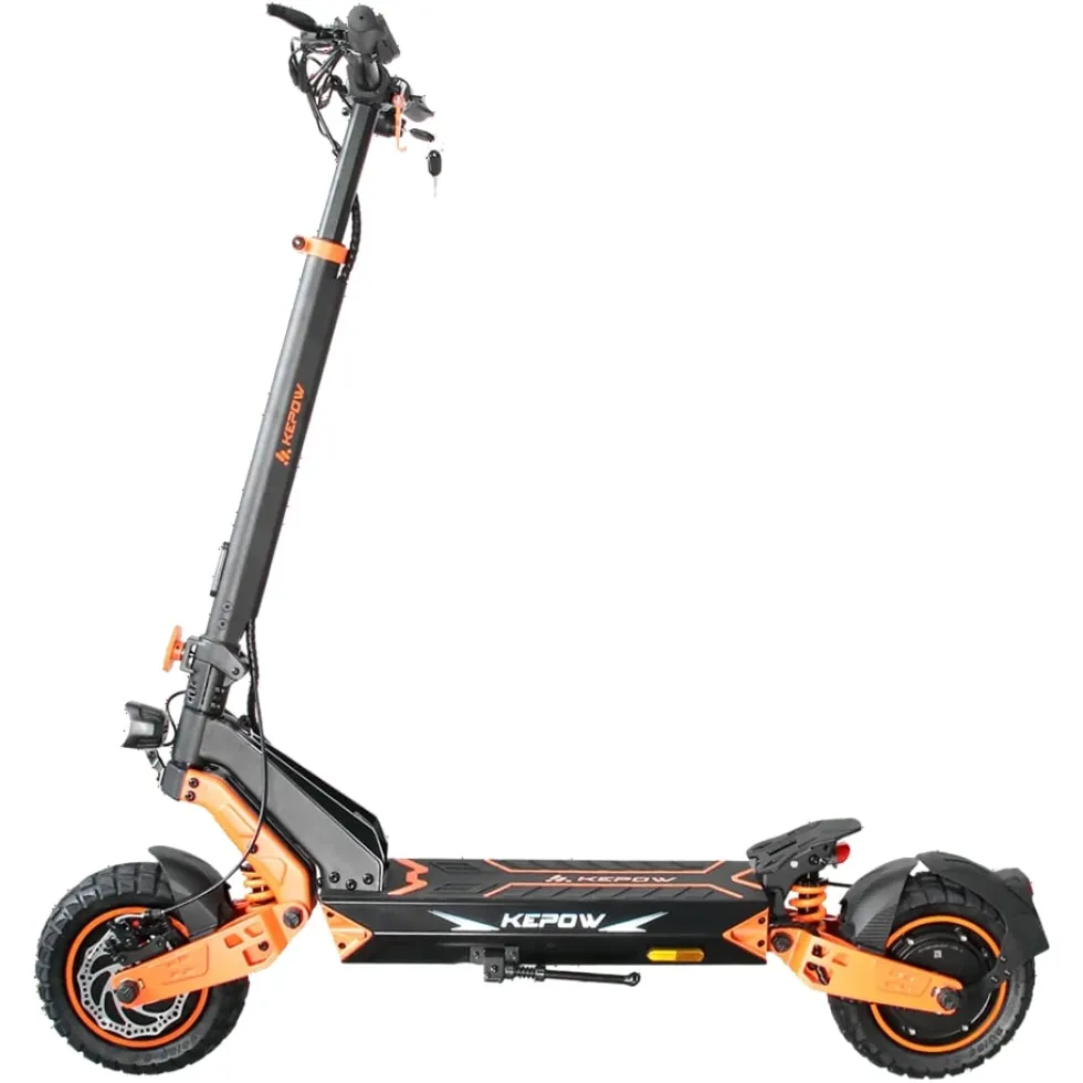Elscooter Ebike K3 Master - Dual Motor 2400W 65km/h - 100KM - 52V 25Ah elsparkcykel ebike escooter
