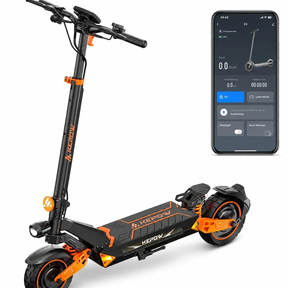 Elscooter Ebike K3 Master - Dual Motor 2400W 65km/h - 100KM - 52V 25Ah elsparkcykel ebike escooter