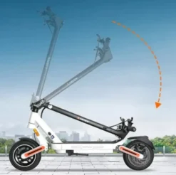 Elscooter Elkick E12 500W - 40km/h - Hopfällbar Elsparkcykel - 10 tum - Vit escooter ebike
