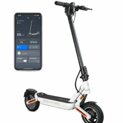 Elscooter Elkick E12 500W - 40km/h - Hopfällbar Elsparkcykel - 10 tum - Vit escooter ebike