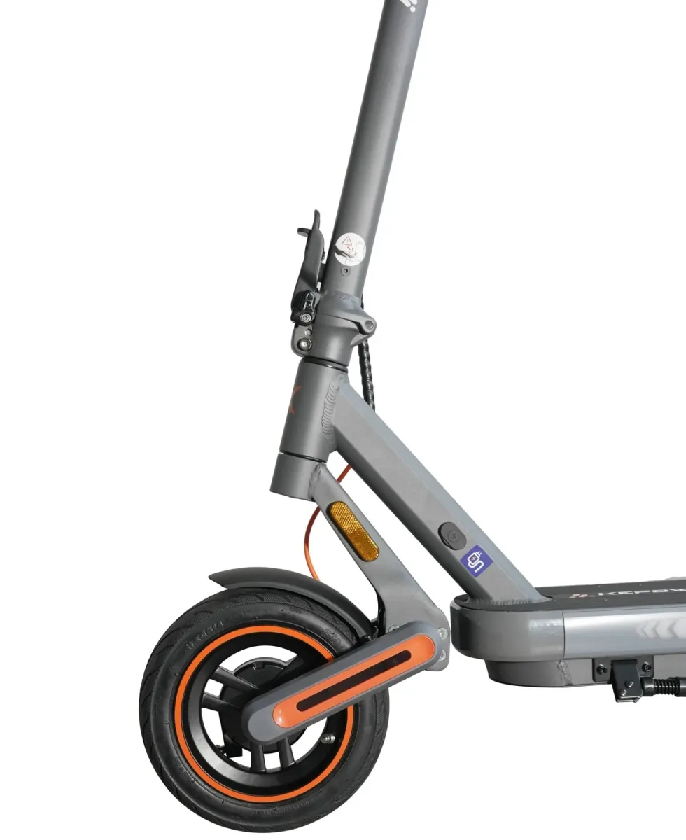 Elscooter Elkick E12 500W - 40km/h - Hopfällbar Elsparkcykel - 10 tum - Grå escooter ebike