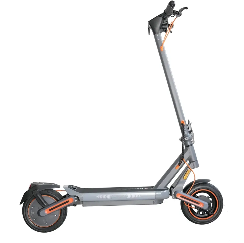 Elscooter Elkick E12 500W - 40km/h - Hopfällbar Elsparkcykel - 10 tum - Grå escooter ebike