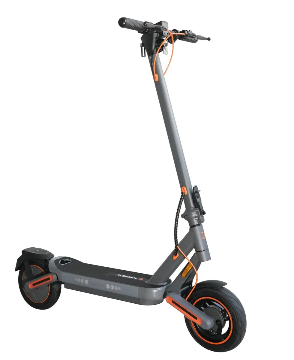 Elscooter Elkick E12 500W - 40km/h - Hopfällbar Elsparkcykel - 10 tum - Grå escooter ebike