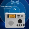 Emergency AM FM-radio Bluetooth spelare Handvevgenerator PowerBank
