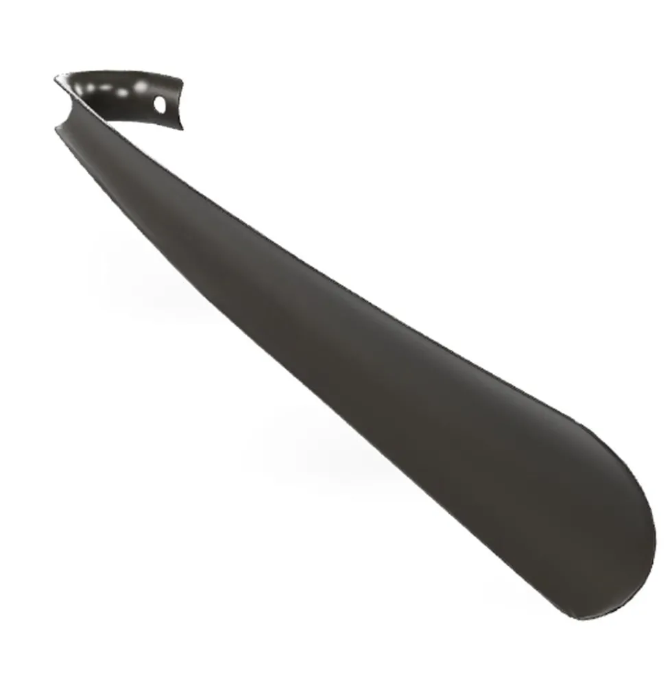 Extra långt skohorn i metall 80 cm