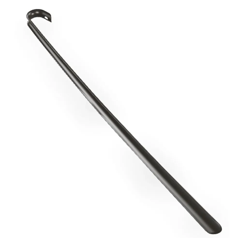 Extra långt skohorn i metall 80 cm