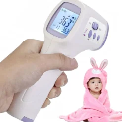 Febertermometer IR Beröringsfri 2-i-1 – Snabb Digital Termometer med LCD