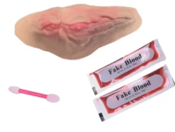 Fejksår hals + fejkat blod 10 ml (2x5 ml) Halloween sminkset