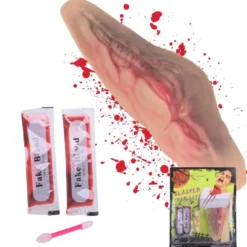 Fejksår hals + fejkat blod 10 ml (2x5 ml) Halloween sminkset