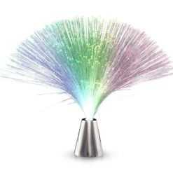 Fiberoptisk lampa / Färgskiftande LED-lampa 30 cm