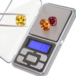 Fickvåg 200 g 0,01 g precision med LCD-display och autoavstängning