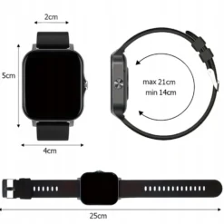 FitPro Android iOS Smartwatch med 2 armband, bluetooth och hälso-funktioner Rosa