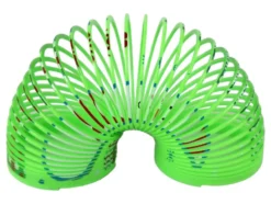 Fjäderleksak 6 cm grön julmotiv slumpmässigt, CE/EN71, från 3 år