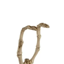 Fladdermus-skelett Halloween-dekoration beige 28 cm med rörliga delar