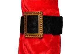 Flasköverdrag julmotiv tomtedräkt röd 40x14 cm