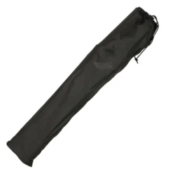 Fällbar campingstol svart Oxford 600D med transportväska 95 kg