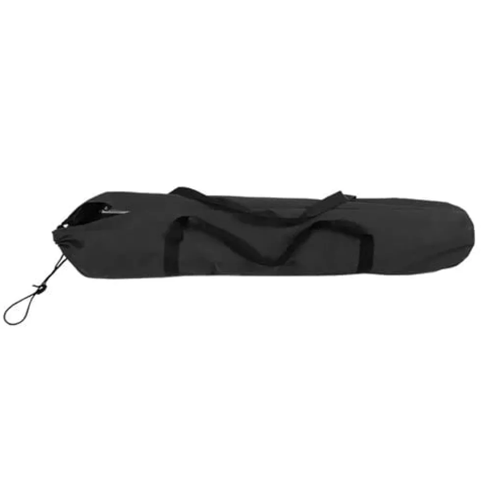 Fällsäng camping 189x70 cm 110 kg med transportväska svart