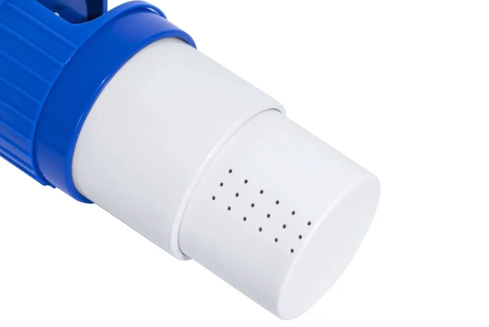 Flytande klor/bromdispenser solcell med LED för 7,6 cm tabletter