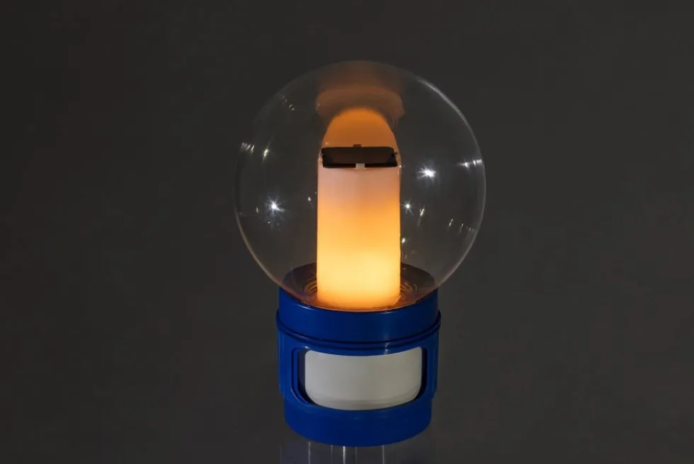 Flytande klor/bromdispenser solcell med LED för 7,6 cm tabletter