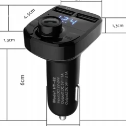 FM sändare X8 med bluetooth och handsfree