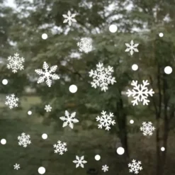 Fönsterdekoration / Snöflingor för jul