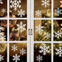 Fönsterdekoration / Snöflingor för jul