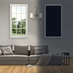 Fönsterfilm / Mörkläggningsfilm med kardborre 145 x 300 cm