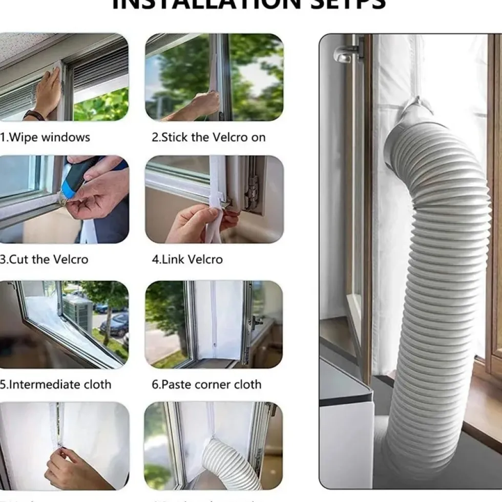 Fönstertätning / Fönsterkit för portabel AC