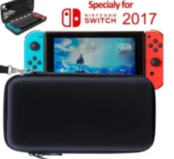 Fodral Kompatibel Nintendo Switch Hård Förvaringsväska Svart