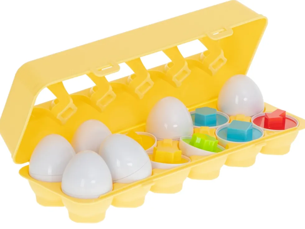Formsorterare ägg 12 delar Montessori leksak 18 mån+