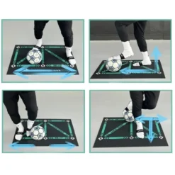 Fotbollsmatta för träning 90x60 cm