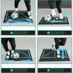 Fotbollsmatta för träning 90x60 cm