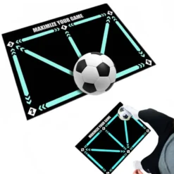 Fotbollsmatta för träning 90x60 cm
