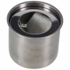 Fristående biokamin biofuel matt svart 27,5 cm med skyddsglas