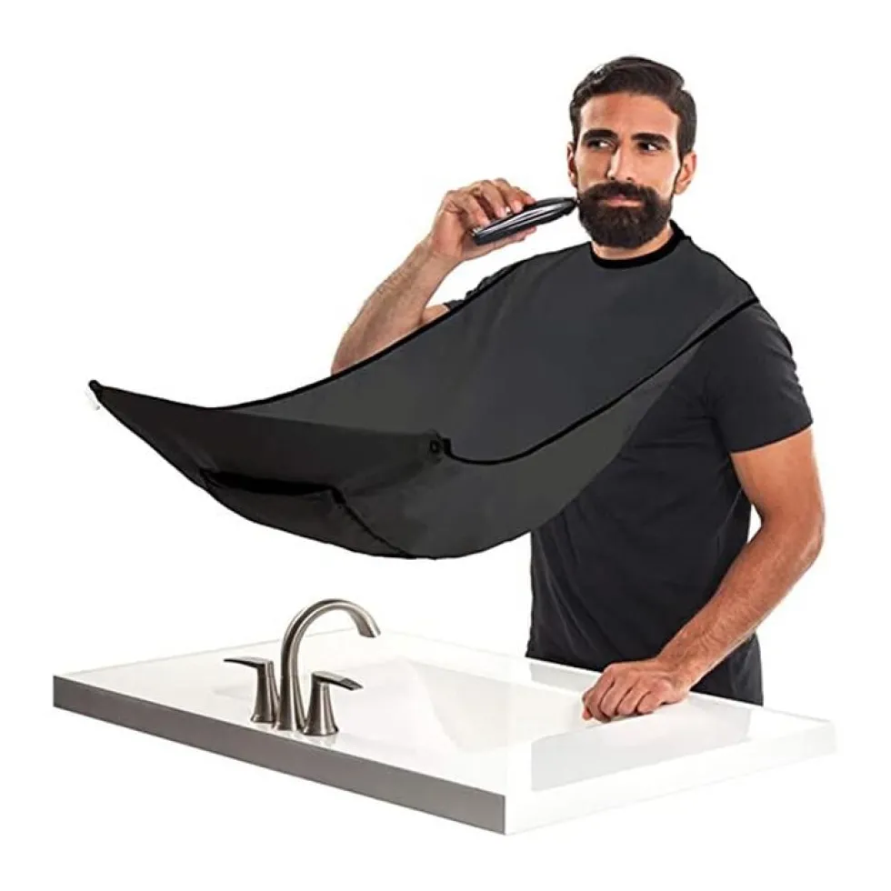 Förkläde för Rakning & Skägg - Samlar upp skägget - Barber Cape
