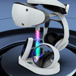 För PS5 VR Headset + Kontroller Laddning Laddningsställ