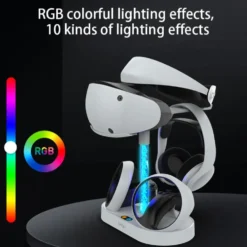 För PS5 VR Headset + Kontroller Laddning Laddningsställ
