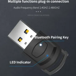 För Sony PS5 PS4 PC hörlurar Bluetooth USB 3,5 mm ljudsändare trådlös mottagare
