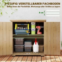 Förvaringslåda för utomhusbruk, trädgårdslåda, dynlåda, väderbeständig, asfalttak, 77,5 cm x 88 cm x 90 cm, mörkgrå