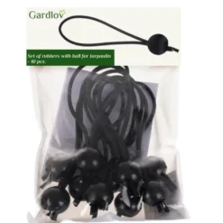 Fästen med elastiskt band för presenning 10-pack