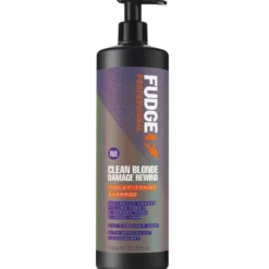 Fudge Clean Blonde Damage Rewind Violet-Toning Shampoo 1000ml