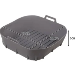 Fyrkantig Silikoninsats till Air Fryer 20x20cm, Non-Stick