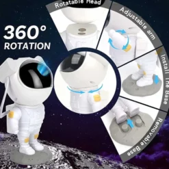 Galaxy Lampa - Nebula Stjärnprojektor med Fjärrkontroll